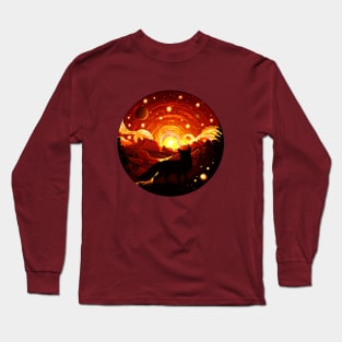 Orange Fox nature Long Sleeve T-Shirt